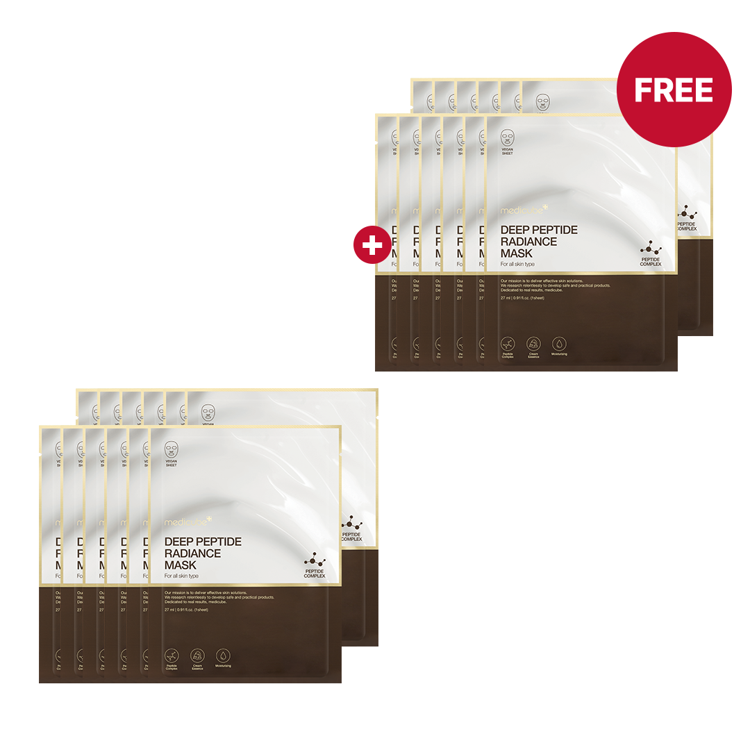 Deep Peptide Radiance Mask - 10+10 MASKS