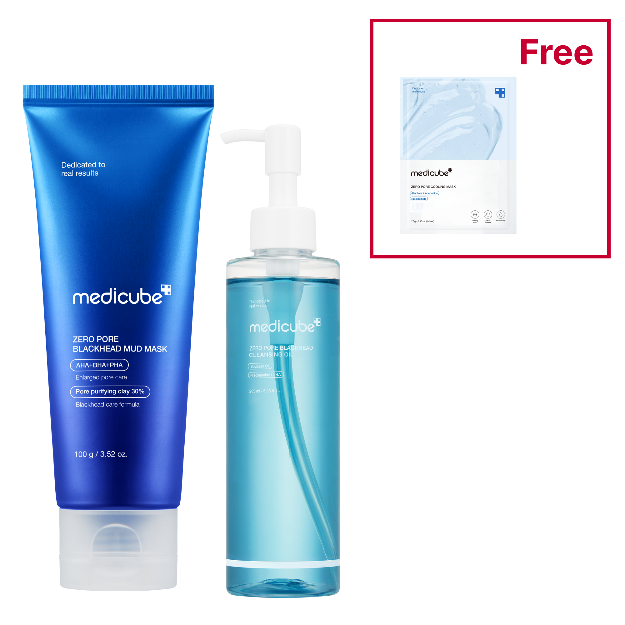 Zero Pore Blackhead Mud Mask - Deep Cleansing Duo