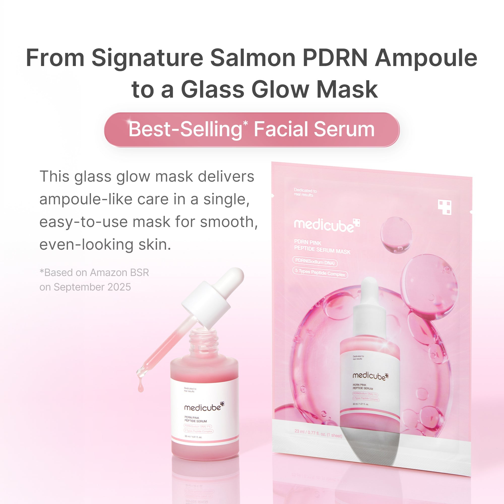 PDRN Pink Peptide Ampoule Mask
